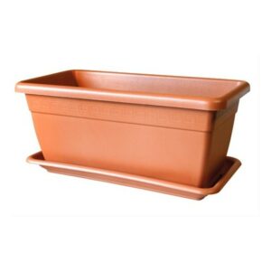 Jardinière 60 cm avec soucoupe