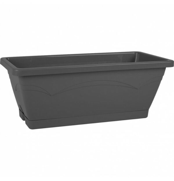 Jardinière 50 cm + soucoupe